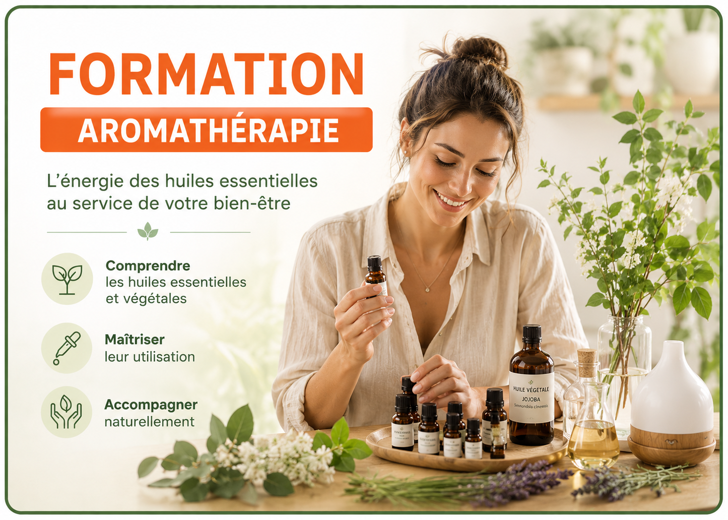 Formation - PRATICIEN CONSEILLER EN AROMATHERAPIE
